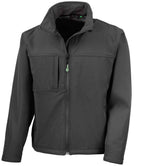 Result Recycled Classic Three Layer Soft Shell Jacket - Black