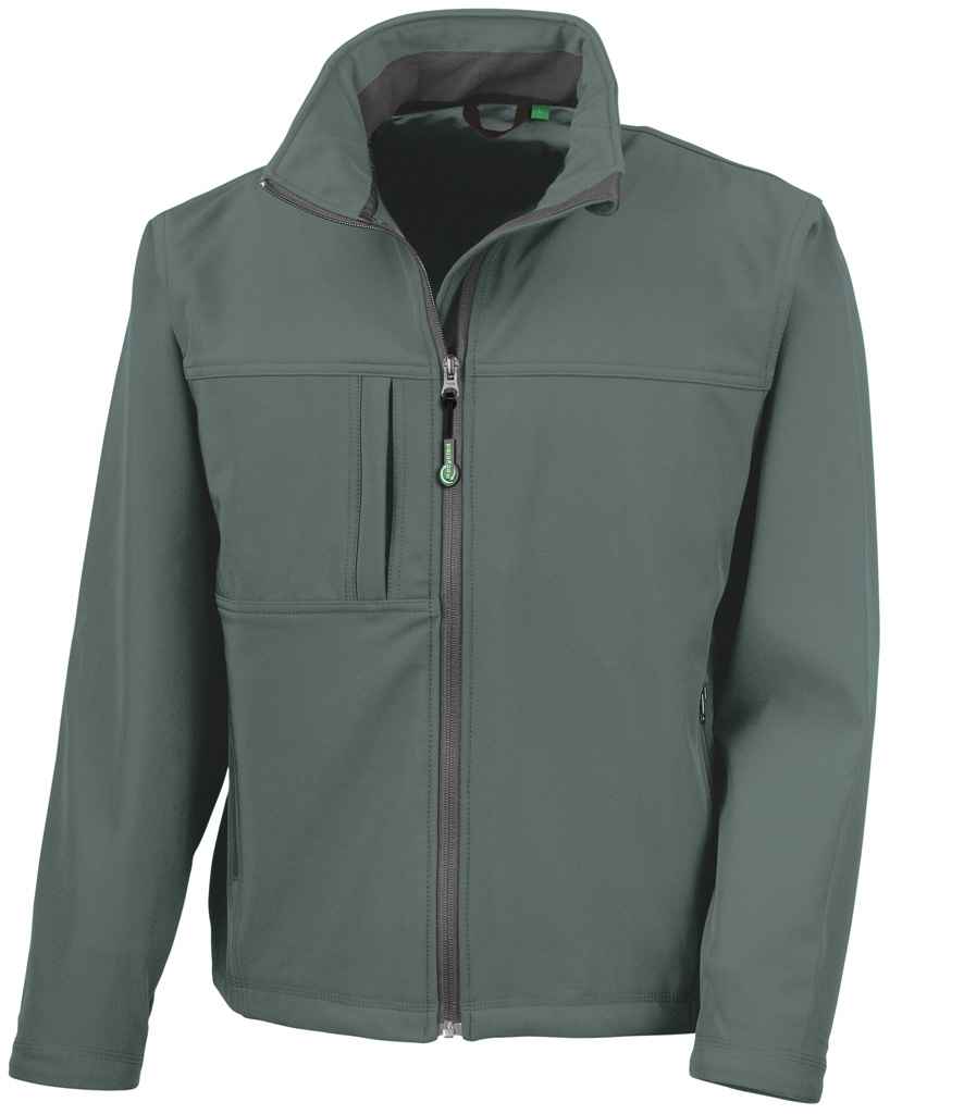 Result Recycled Classic Three Layer Soft Shell Jacket - Grey
