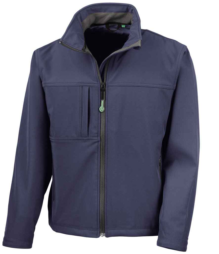 Result Recycled Classic Three Layer Soft Shell Jacket - Navy