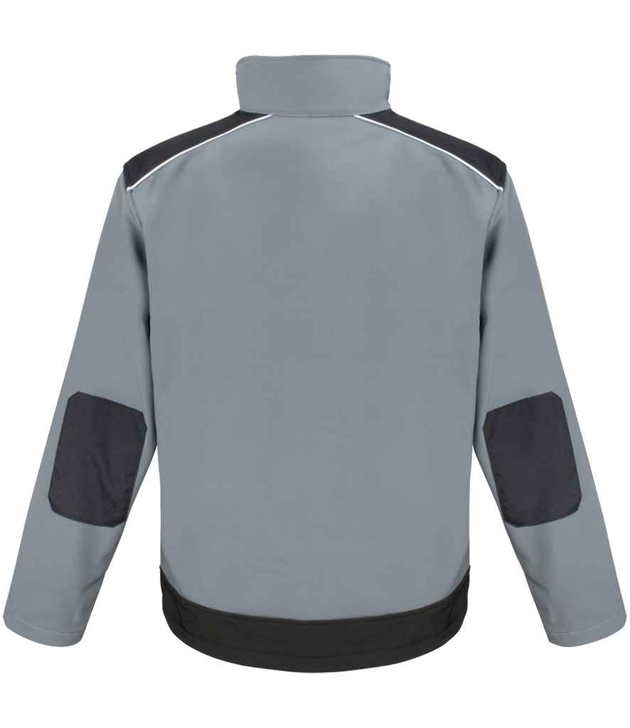 Result Work-Guard Ripstop Soft Shell Jacket - Grey/Black