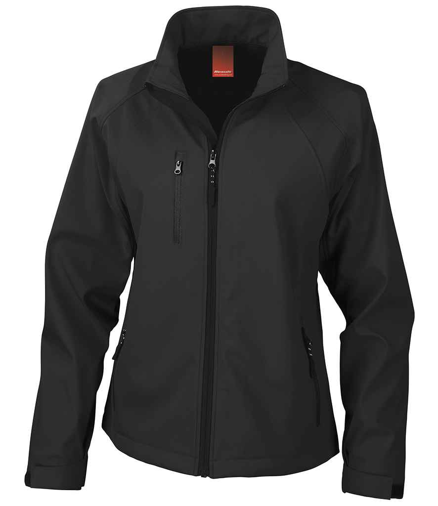 Result Ladies Base Layer Soft Shell Jacket - Black