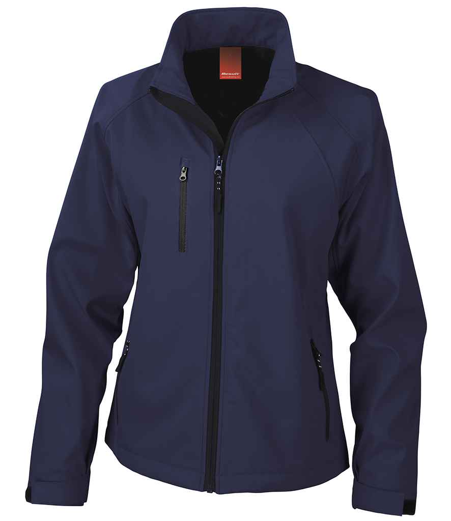 Result Ladies Base Layer Soft Shell Jacket - Navy