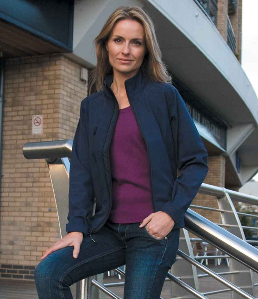 Result Ladies Base Layer Soft Shell Jacket - Navy