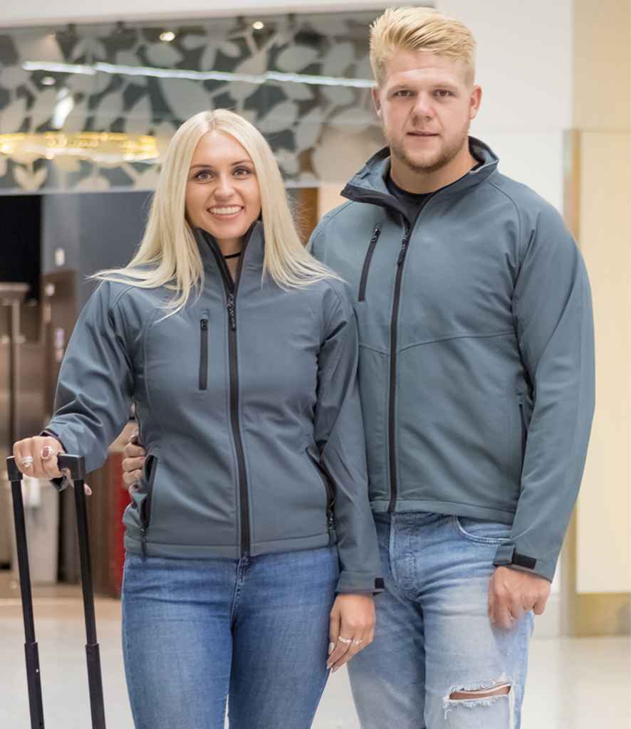 Result Ladies Base Layer Soft Shell Jacket - Silver Grey