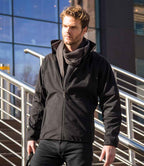 Result Osaka Combed Pile Soft Shell Jacket - Black