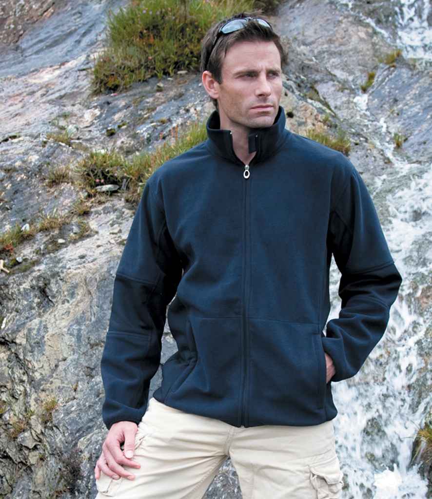 Result Osaka Combed Pile Soft Shell Jacket - Navy