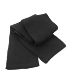 Result Classic Heavy Knit Scarf - Black
