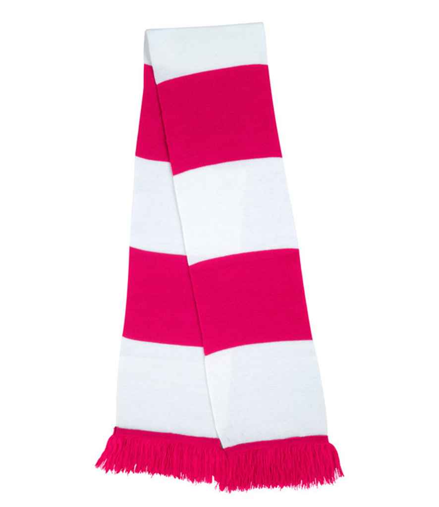 Result Team Scarf - Fuchsia/White
