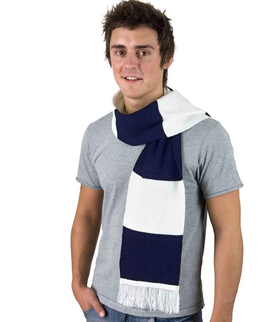 Result Team Scarf - White/Navy