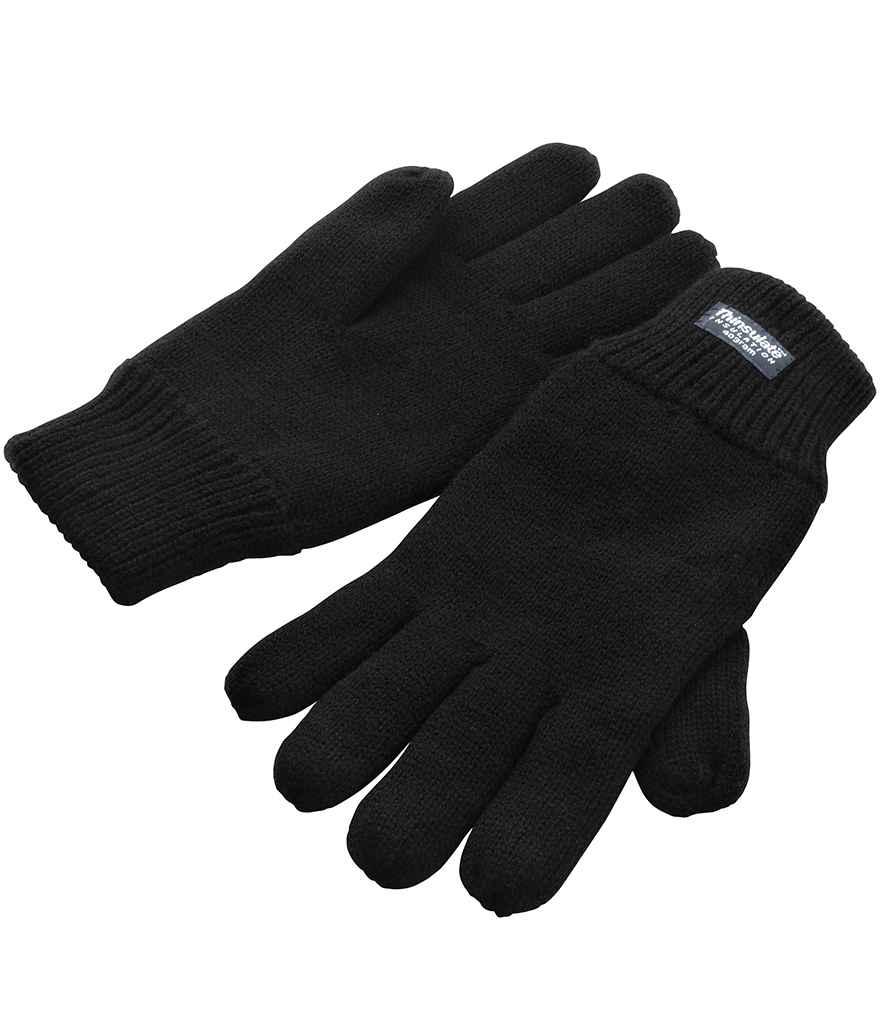 Result Classic Lined Thinsulate™ Gloves - Black