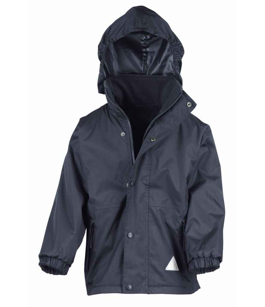 Result Recycled Kids/Youths Fleece Lined StormDri 6000 Jacket - Navy/Navy