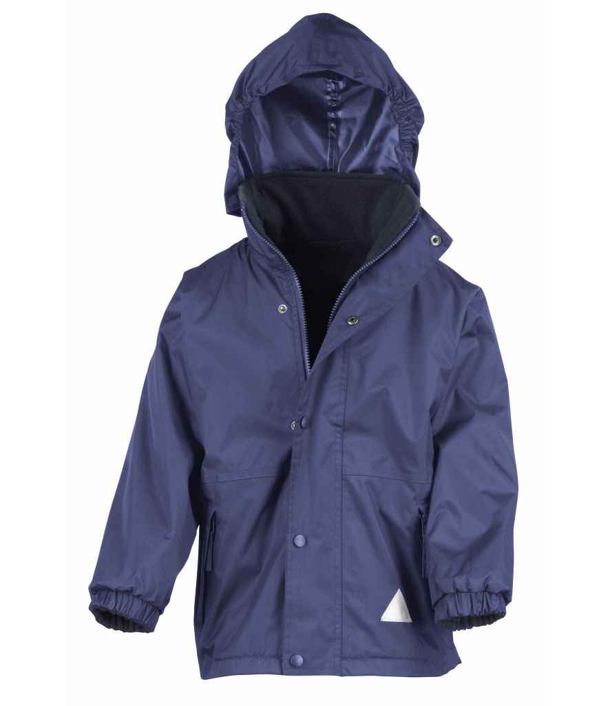 Result Recycled Kids/Youths Fleece Lined StormDri 6000 Jacket - Royal Blue/Navy