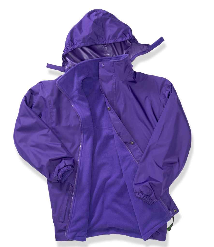 Result Recycled StormDri 6000 Jacket - Purple/Purple