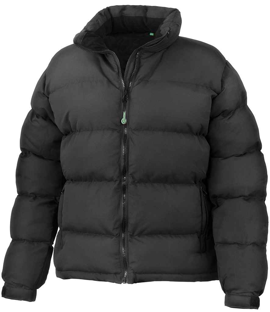 Result Recycled Ladies Holkham Down Feel Jacket - Black