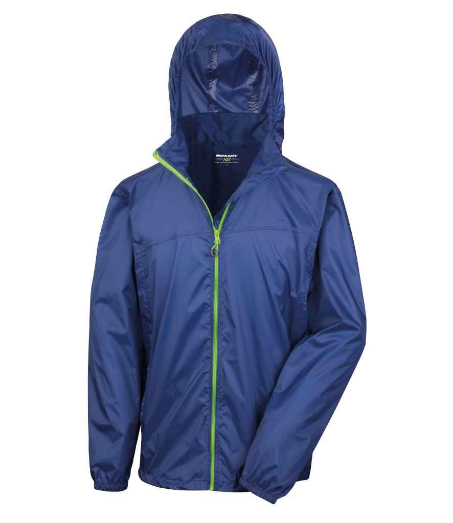 Result Urban HDi Quest Stowable Jacket - Navy/Lime Green