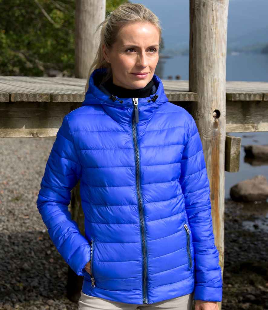 Result Urban Ladies Snow Bird Padded Jacket - Royal Blue/Navy