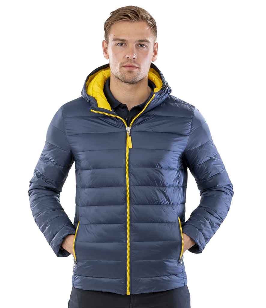 Result Urban Snow Bird Padded Jacket - Navy/Yellow