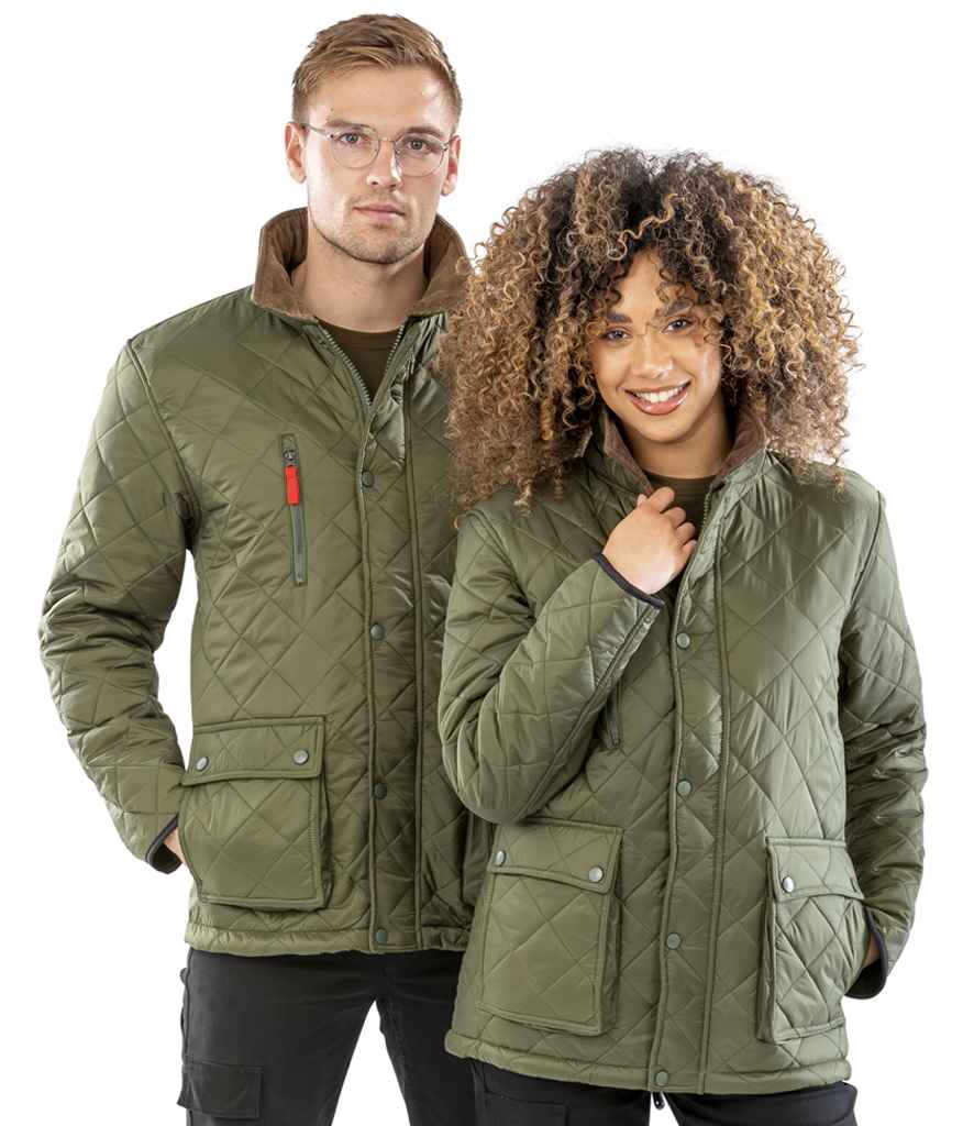 Result Urban Cheltenham Gold Jacket - Olive Green