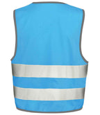 Result Core Kids Enhanced Vis Vest - Sky Blue