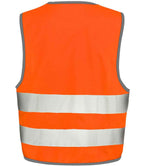 Result Safe-Guard Kids Hi-Vis Safety Vest - Fluorescent Orange