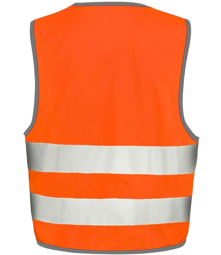 Result Safe-Guard Kids Hi-Vis Safety Vest - Fluorescent Orange