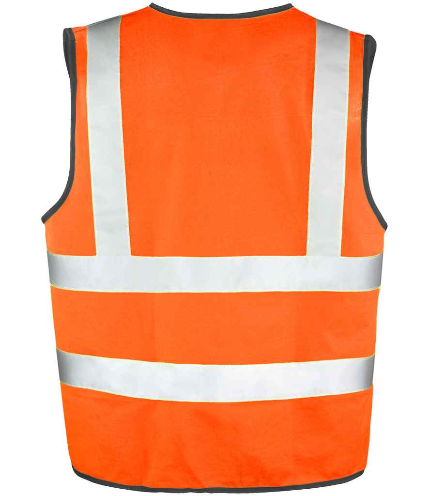 Result Core Hi-Vis Motorway Vest - Fluorescent Orange
