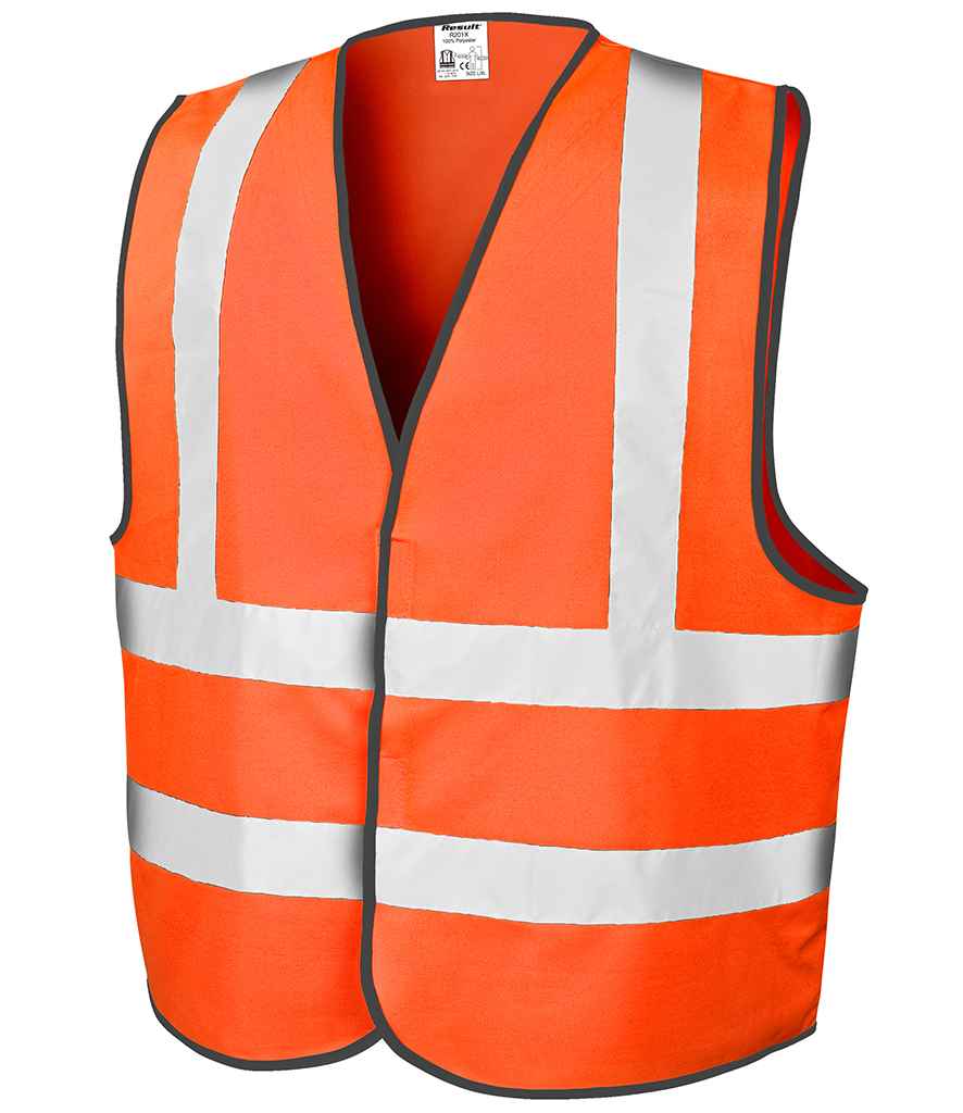 Result Core Hi-Vis Motorway Vest - Fluorescent Orange