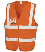 Result Safe-Guard Zip ID Safety Tabard - Fluorescent Orange