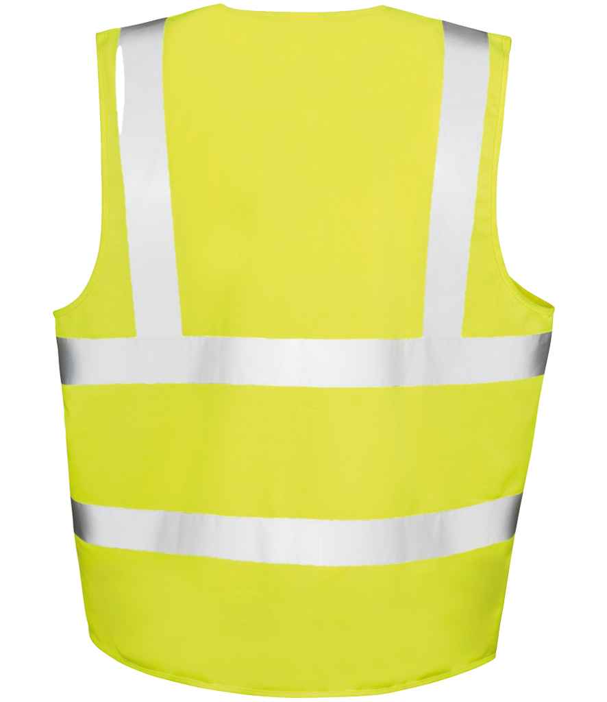 Result Safe-Guard Zip ID Safety Tabard - Fluorescent Yellow