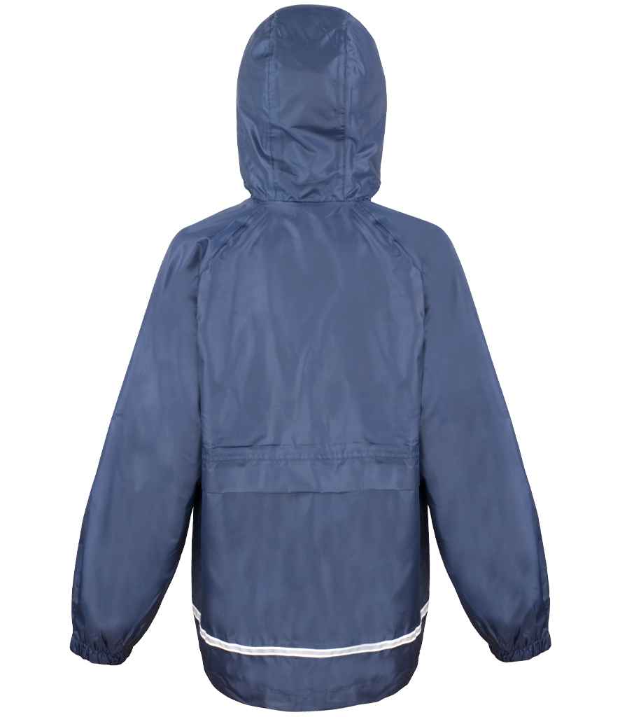 Result Core Kids Micro Fleece Lined Jacket - Navy