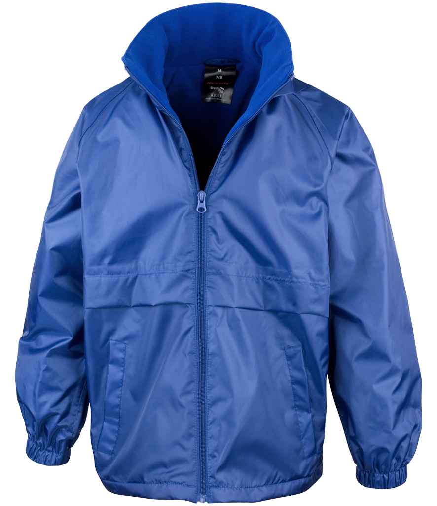 Result Core Kids Micro Fleece Lined Jacket - Royal Blue