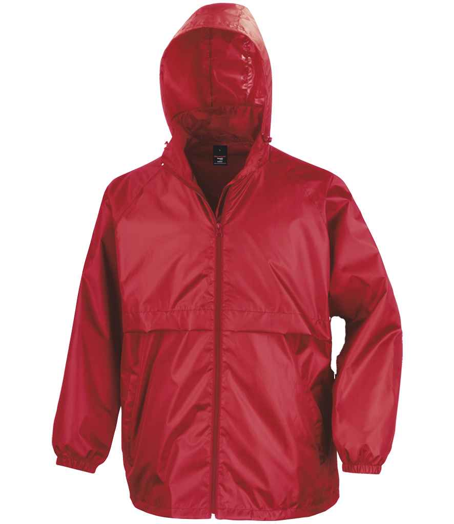 Result Core Lightweight Lined Waterproof Jacket - Red