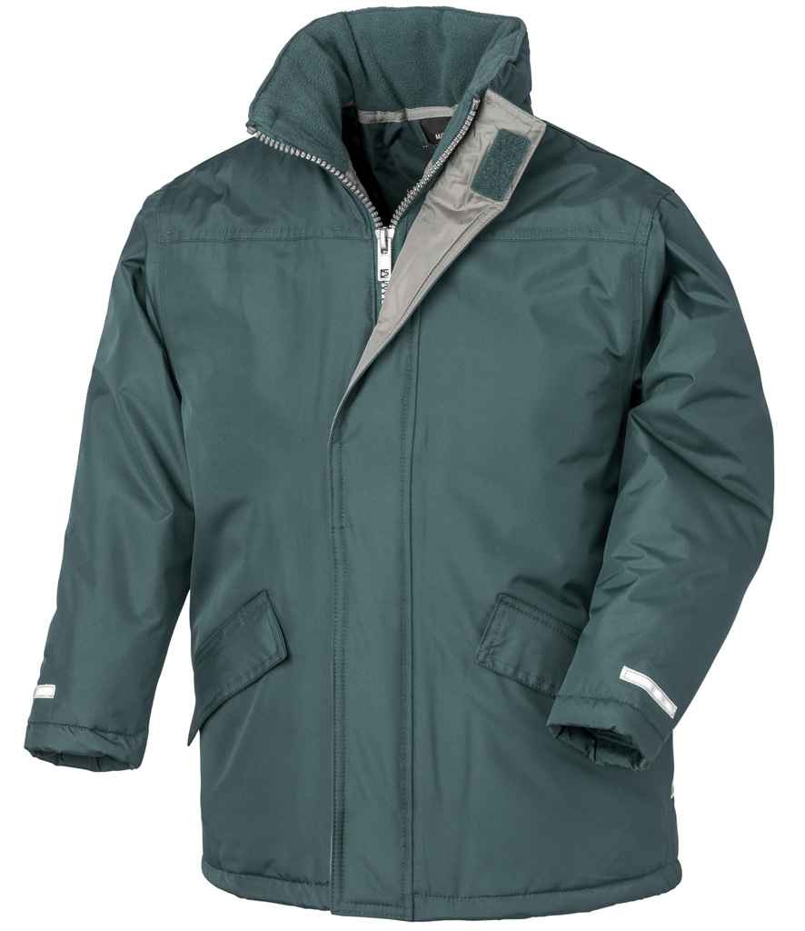 Result Core Kids Winter Parka Jacket - Bottle Green