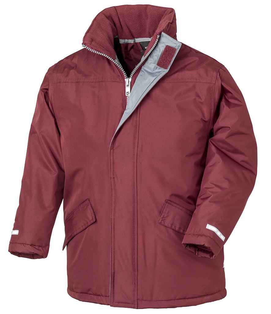 Result Core Kids Winter Parka Jacket - Burgundy