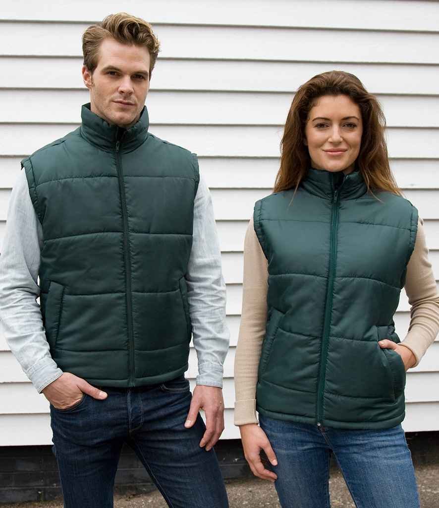 Result Core Padded Bodywarmer - Bottle Green