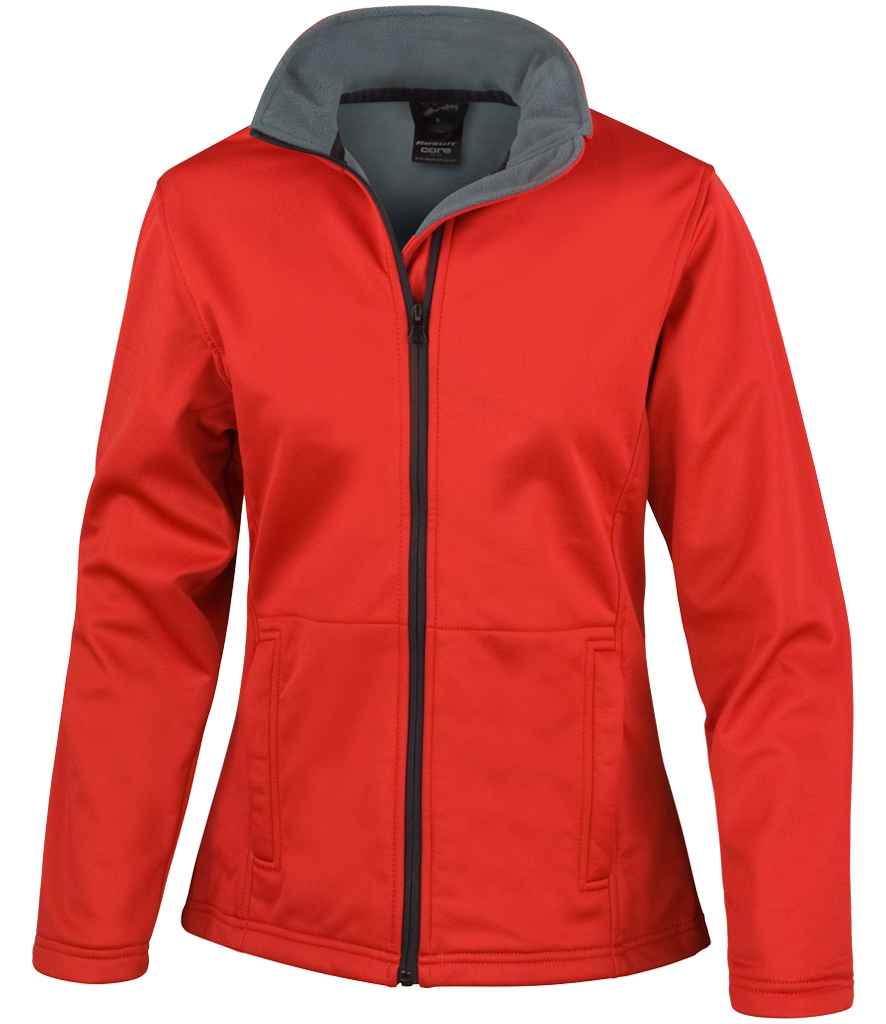 Result Core Ladies Soft Shell Jacket - Red