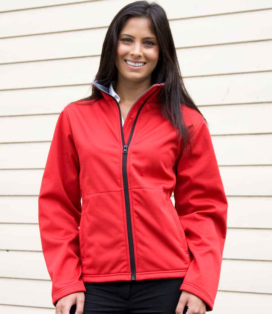 Result Core Ladies Soft Shell Jacket - Red
