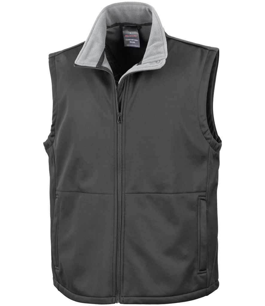Result Core Soft Shell Bodywarmer - Black