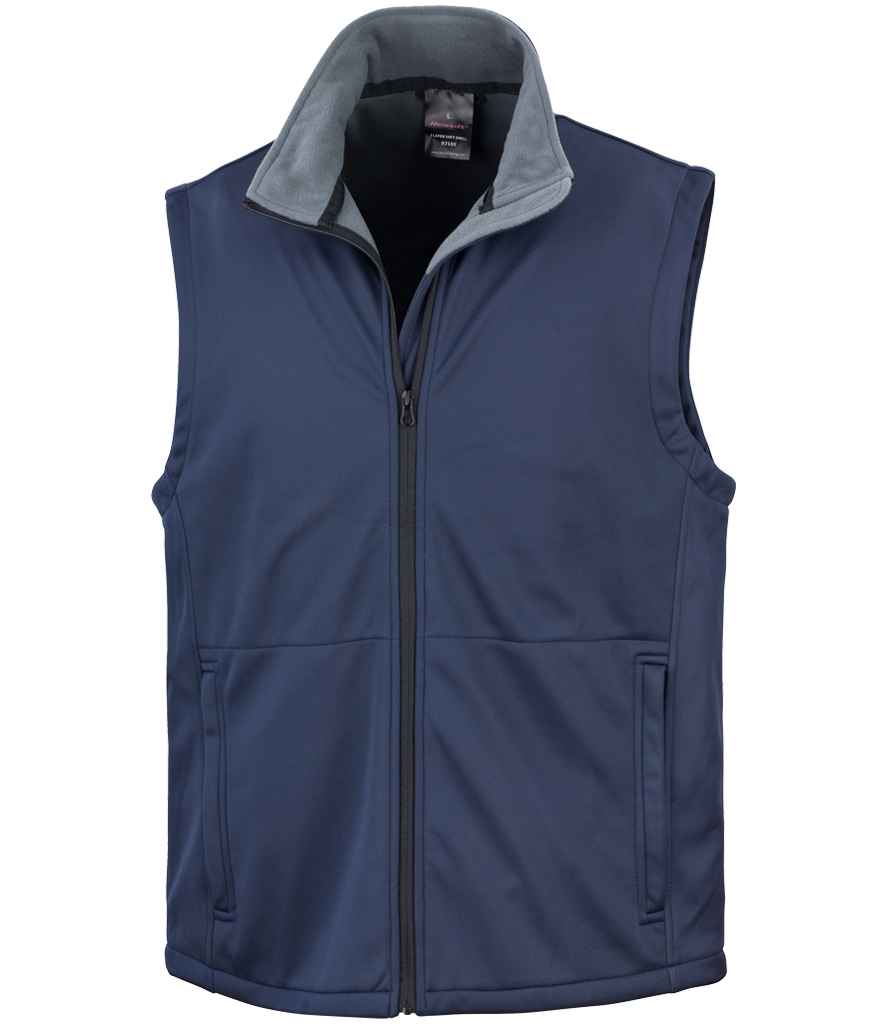 Result Core Soft Shell Bodywarmer - Navy