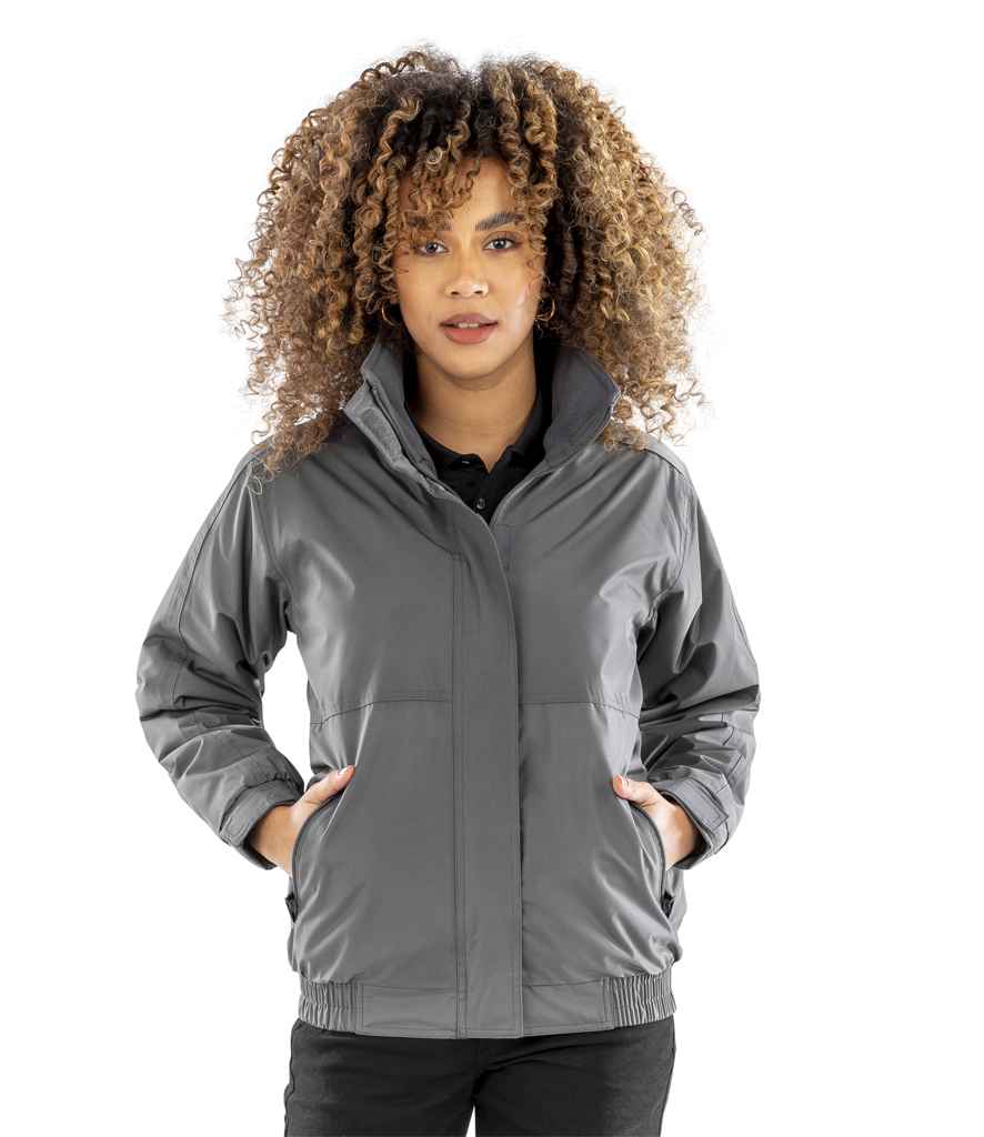 Result Recycled Ladies Channel Jacket - Grey