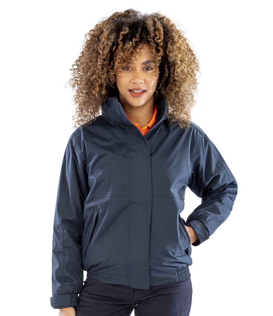 Result Recycled Ladies Channel Jacket - Navy