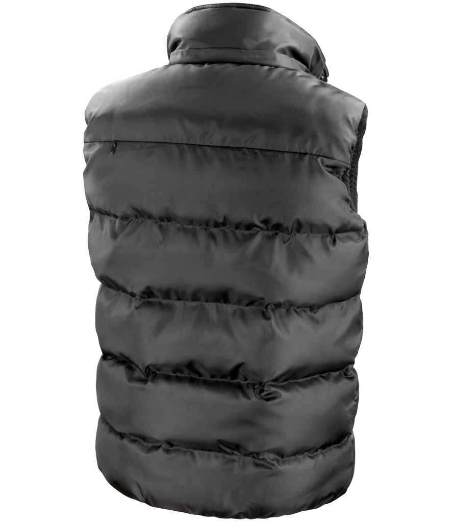 Result Core Nova Lux Padded Bodywarmer - Black