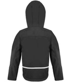 Result Core Kids TX Performance Hooded Soft Shell Jacket - Black/Grey