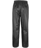 Result Core Kids Waterproof Rain Suit - Black