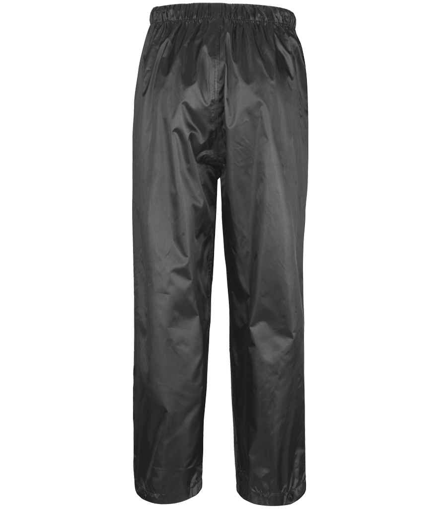 Result Core Kids Waterproof Rain Suit - Black
