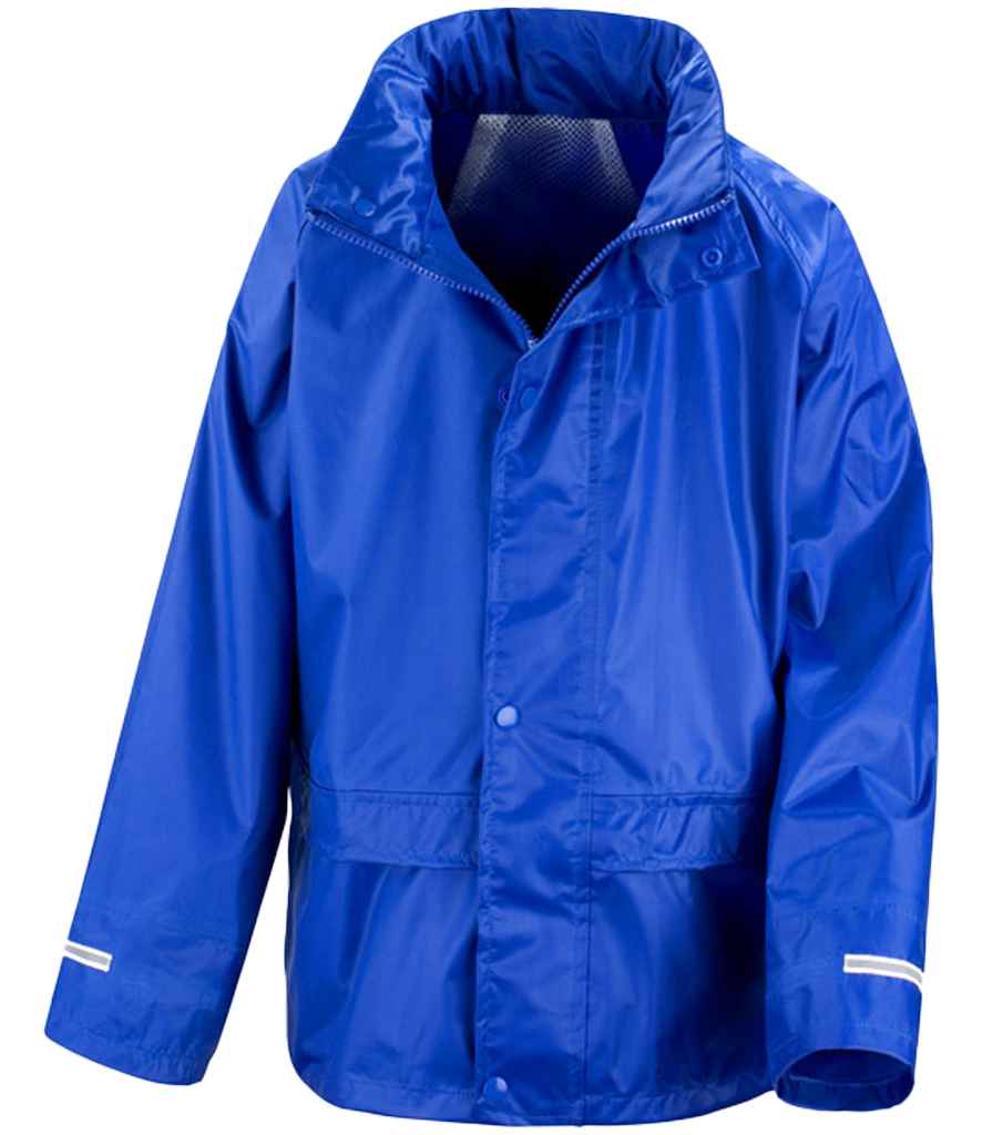 Result Core Kids Waterproof Rain Suit - Royal Blue