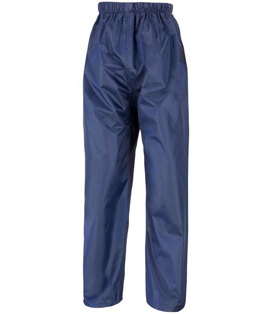 Result Core Kids Waterproof Overtrousers - Navy