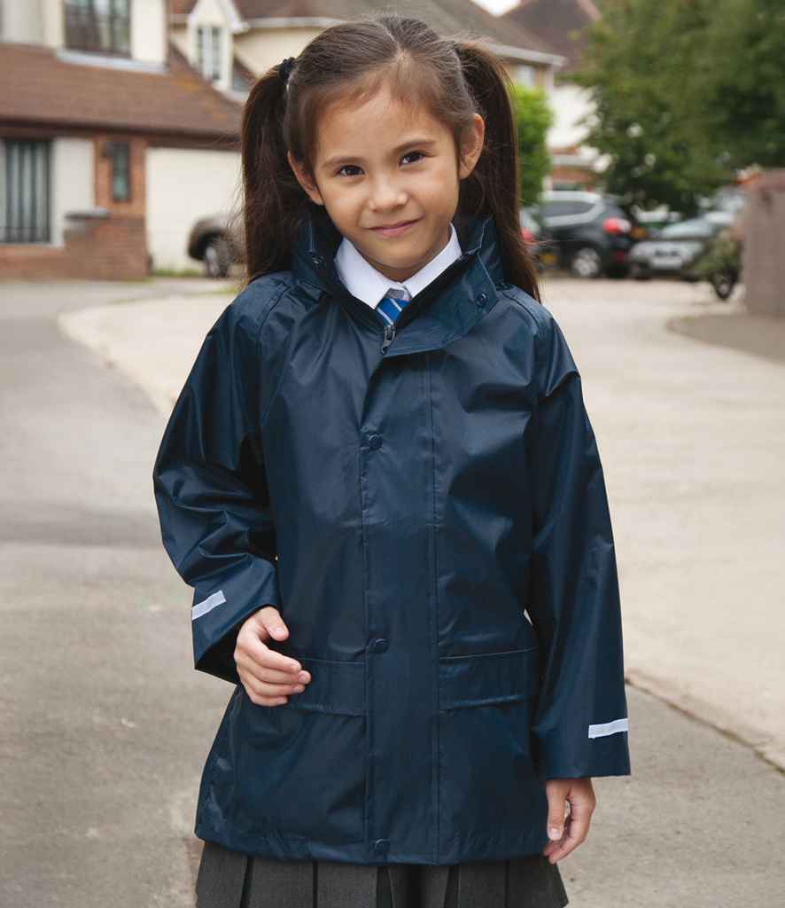 Result Core Kids Waterproof Over Jacket - Navy