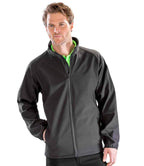 Result Recycled Printable Soft Shell Jacket - Black/Black
