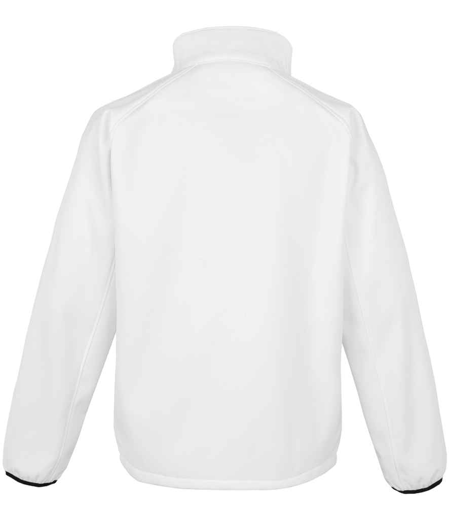 Result Recycled Printable Soft Shell Jacket - White/Black
